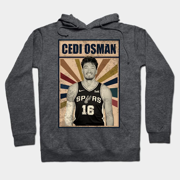 San Antonio Spurs Cedi Osman Hoodie by RobinaultCoils